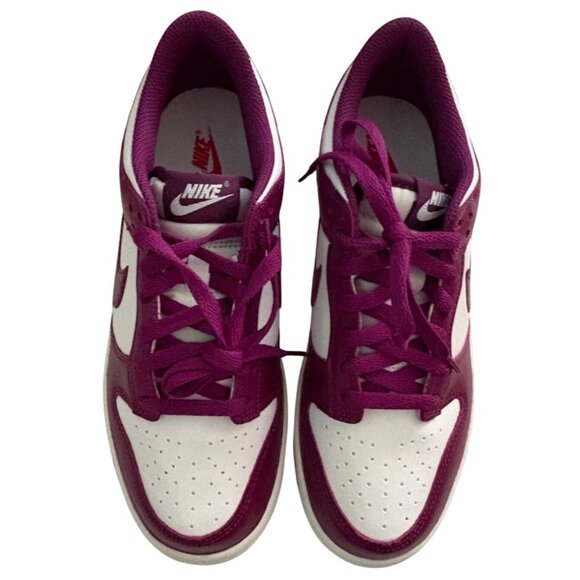 Nike Dunk Low Retro Sneakers-Volt/White-Size 7Y (Youth)-NWOB - Picture 2 of 8